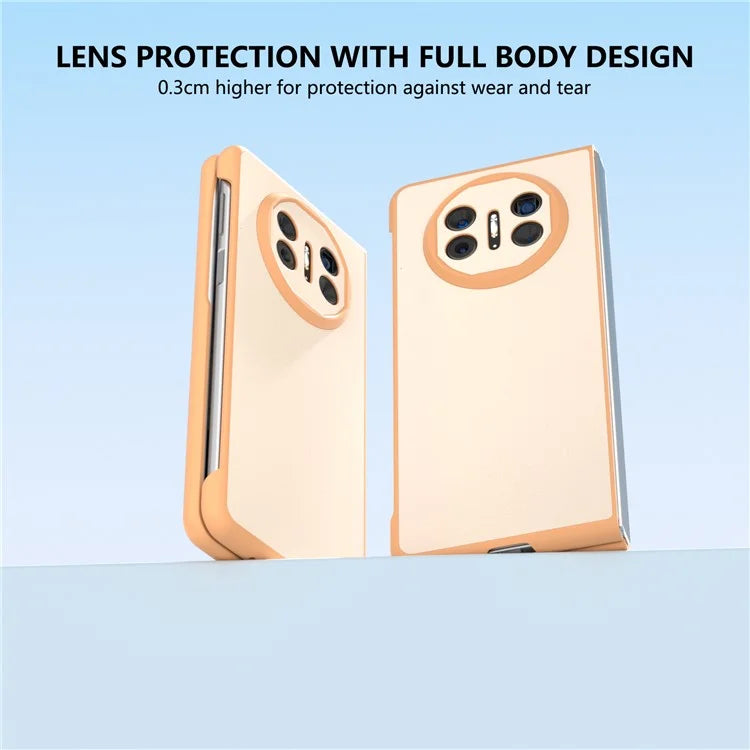 For Huawei Mate X5 Case PU Leather Coated PC Protective Phone Cover