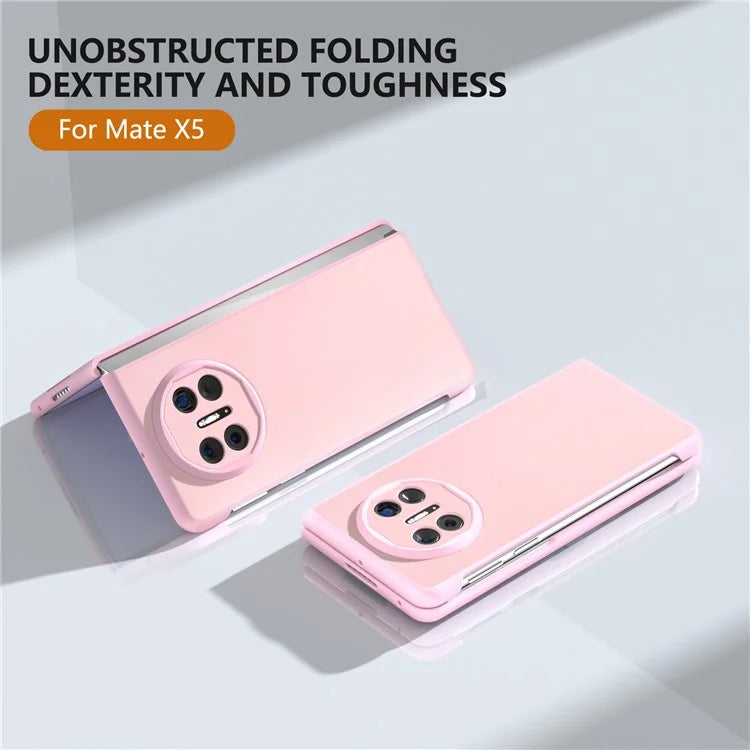 For Huawei Mate X5 Case PU Leather Coated PC Protective Phone Cover