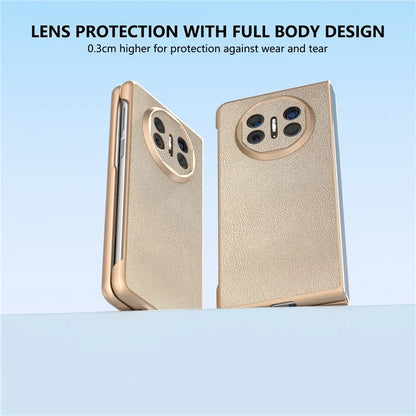 For Huawei Mate X5 Case PU Leather Coated PC Protective Phone Cover
