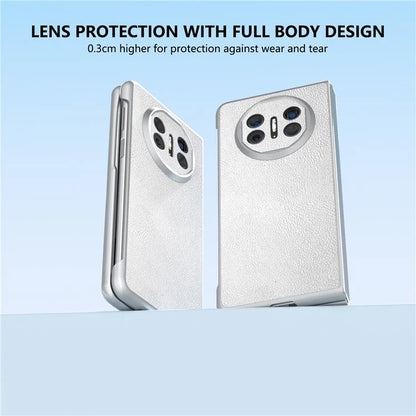 For Huawei Mate X5 Case PU Leather Coated PC Protective Phone Cover