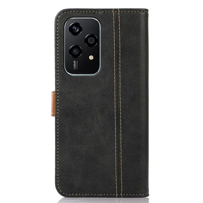 For Honor 200 Lite Case Stand Wallet Function Calf Texture Leather Phone Cover
