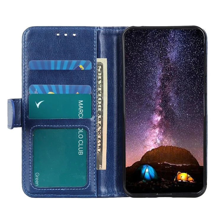 For Honor 200 Pro 5G Case PU Leather Phone Wallet Cover Crazy Horse Texture