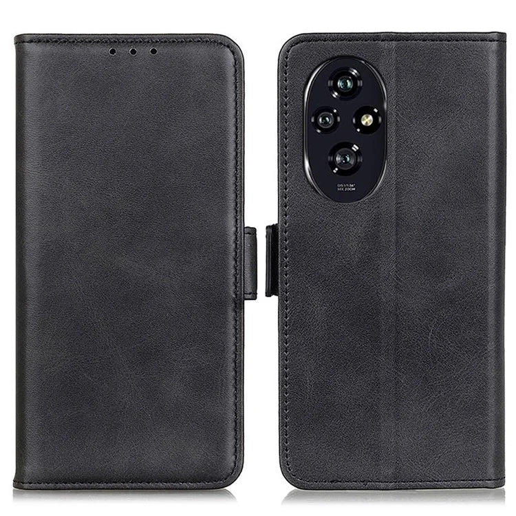 For Honor 200 Pro 5G Shockproof Case Scratch Resistant Leather Wallet Phone Cover