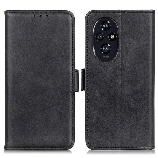 For Honor 200 Pro 5G Shockproof Case Scratch Resistant Leather Wallet Phone Cover