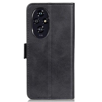 For Honor 200 Pro 5G Shockproof Case Scratch Resistant Leather Wallet Phone Cover