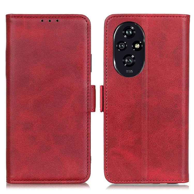 For Honor 200 Pro 5G Shockproof Case Scratch Resistant Leather Wallet Phone Cover