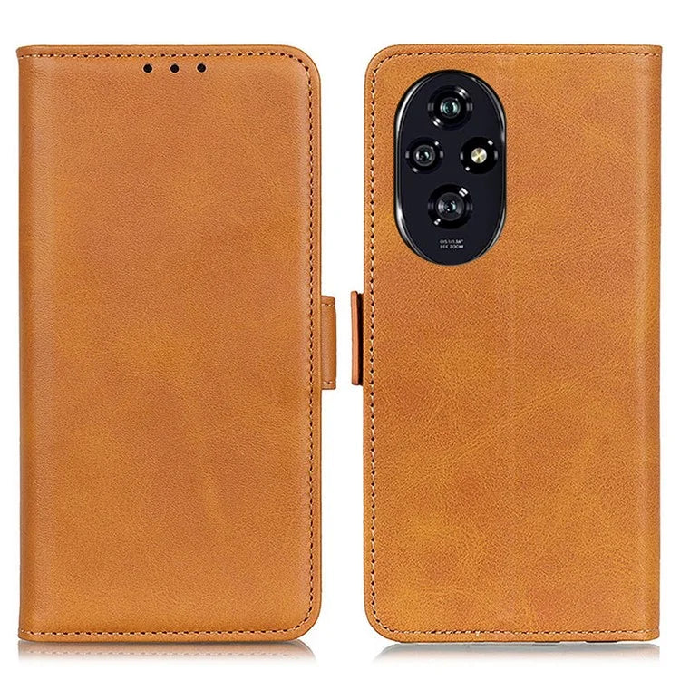 For Honor 200 Pro 5G Shockproof Case Scratch Resistant Leather Wallet Phone Cover