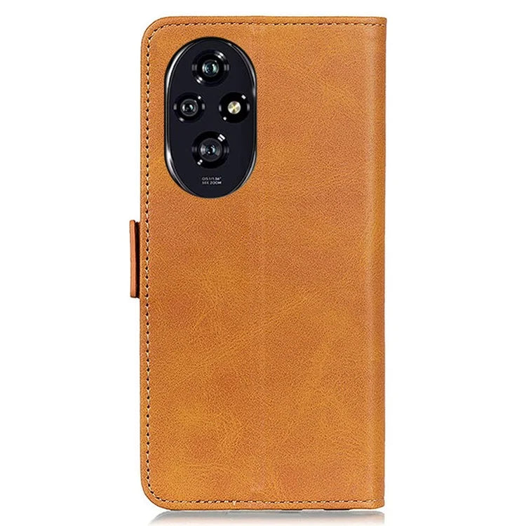 For Honor 200 Pro 5G Shockproof Case Scratch Resistant Leather Wallet Phone Cover