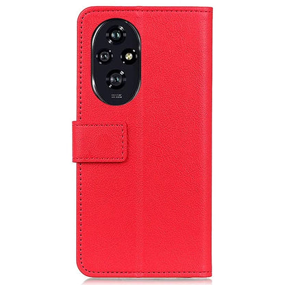 For Honor 200 Pro 5G Case PU Leather Flip Folio Wallet Phone Cover