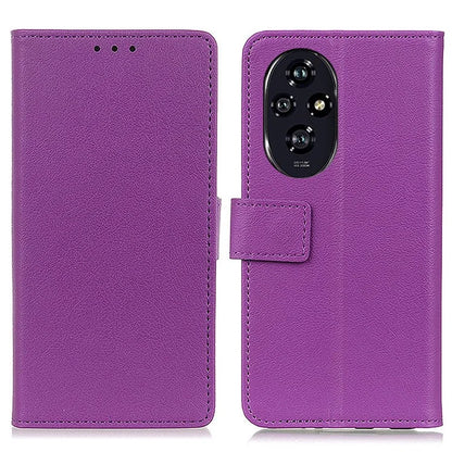 For Honor 200 Pro 5G Case PU Leather Flip Folio Wallet Phone Cover