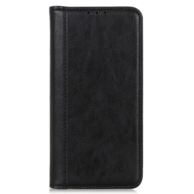 For Honor 200 Pro 5G Case Split Leather Litchi Texture Phone Cover Wallet Stand