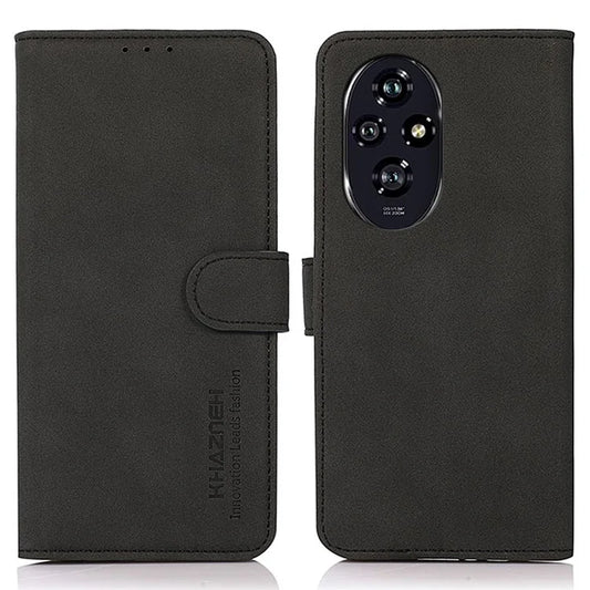 KHAZNEH For Honor 200 Pro 5G Wallet Case PU Leather Protective Phone Cover