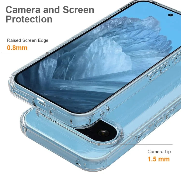 For Google Pixel 9 Case Hard Acrylic Back Soft TPU Shockproof Phone Cover