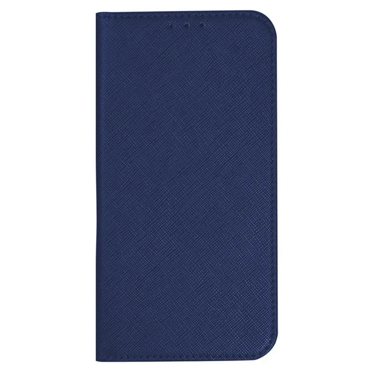 For iPhone 16 Pro Max Case Magnetic Closure Cross Texture PU Leather Phone Cover