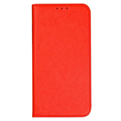 For iPhone 16 Pro Max Case Magnetic Closure Cross Texture PU Leather Phone Cover