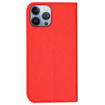 For iPhone 16 Pro Max Case Magnetic Closure Cross Texture PU Leather Phone Cover