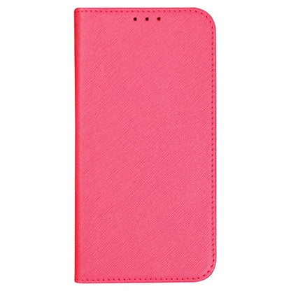 For iPhone 16 Pro Max Case Magnetic Closure Cross Texture PU Leather Phone Cover