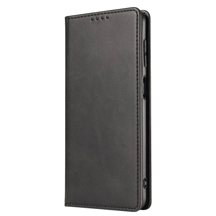 For iPhone 16 Pro Case Leather Phone Cover Strong Magnetic Card Holder