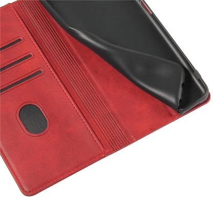 For iPhone 16 Pro Case Leather Phone Cover Strong Magnetic Card Holder