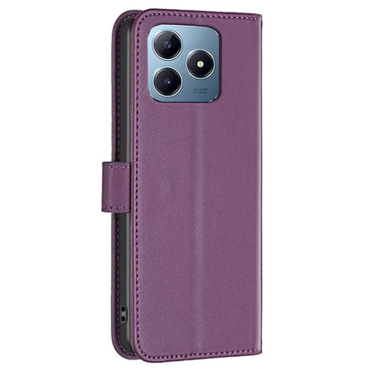 BINFEN COLOR BF17 For Realme C63 4G / C61 4G Leather Case Wallet Stand Phone Cover