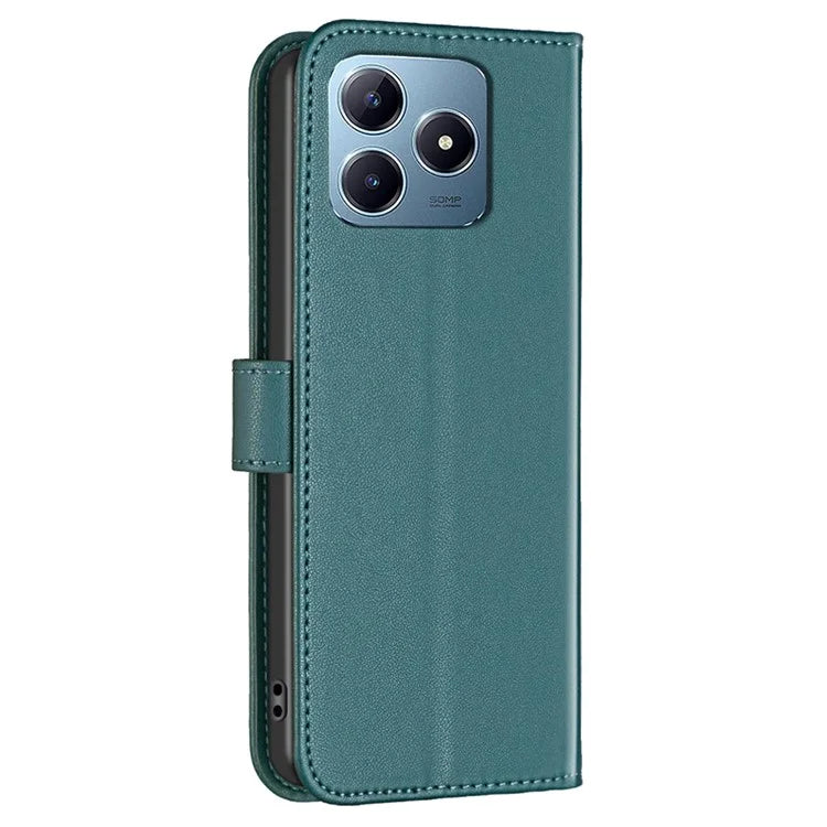 BINFEN COLOR BF17 For Realme C63 4G / C61 4G Leather Case Wallet Stand Phone Cover