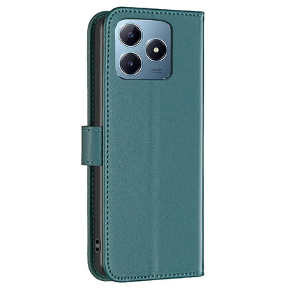 BINFEN COLOR BF17 For Realme C63 4G / C61 4G Leather Case Wallet Stand Phone Cover