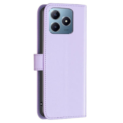 BINFEN COLOR BF17 For Realme C63 4G / C61 4G Leather Case Wallet Stand Phone Cover