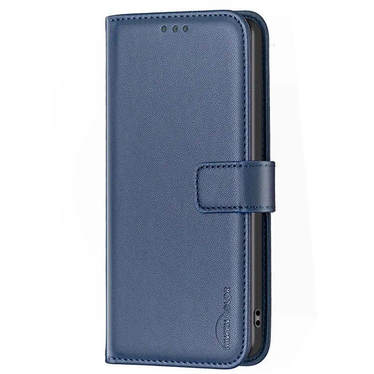 BINFEN COLOR BF17 For Realme C63 4G / C61 4G Leather Case Wallet Stand Phone Cover