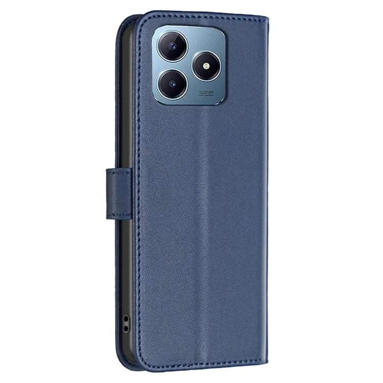 BINFEN COLOR BF17 For Realme C63 4G / C61 4G Leather Case Wallet Stand Phone Cover