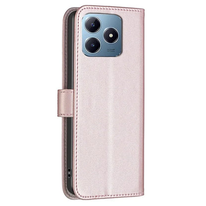 BINFEN COLOR BF17 For Realme C63 4G / C61 4G Leather Case Wallet Stand Phone Cover