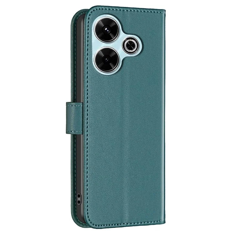 BINFEN COLOR BF17 For Xiaomi Redmi 13 4G / Poco M6 4G Case Wallet Stand Leather Phone Cover