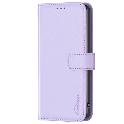 BINFEN COLOR BF17 For Xiaomi Redmi 13 4G / Poco M6 4G Case Wallet Stand Leather Phone Cover