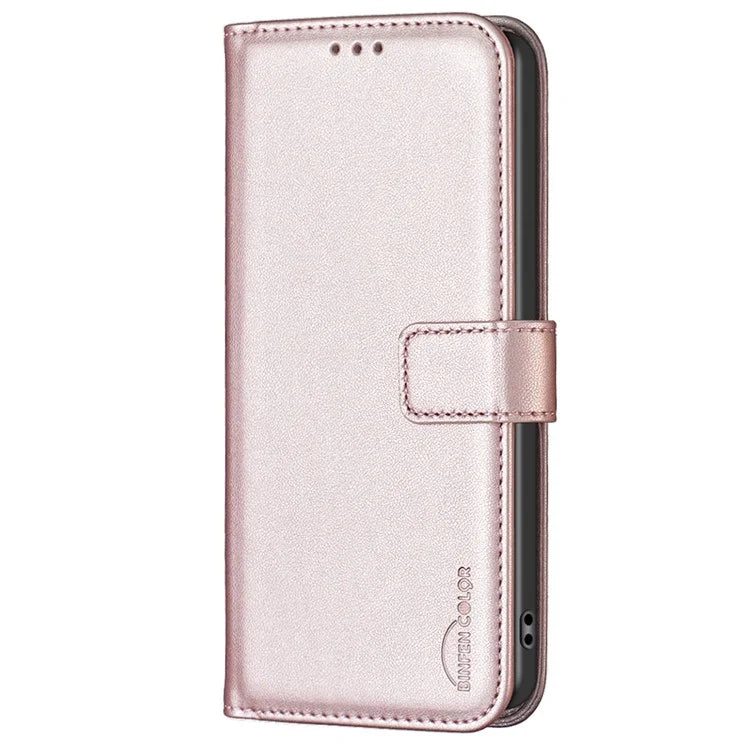 BINFEN COLOR BF17 For Xiaomi Redmi 13 4G / Poco M6 4G Case Wallet Stand Leather Phone Cover