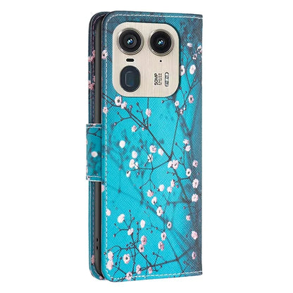 For Motorola Edge 50 Ultra 5G / Moto X50 Ultra 5G Case Leather Phone Cover Pattern Printing