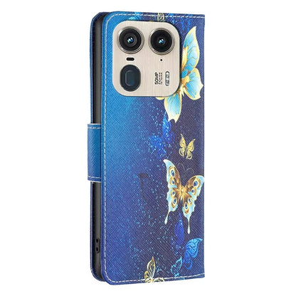 For Motorola Edge 50 Ultra 5G / Moto X50 Ultra 5G Case Leather Phone Cover Pattern Printing