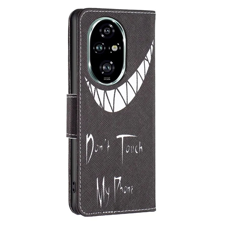 For Honor 200 Pro 5G Case PU Leather Pattern Phone Cover Scratchproof Protect