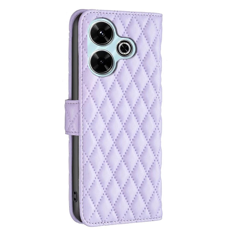 BINFEN COLOR BF Style-14 For Xiaomi Redmi 13 4G / Poco M6 4G Leather Case Wallet Phone Cover