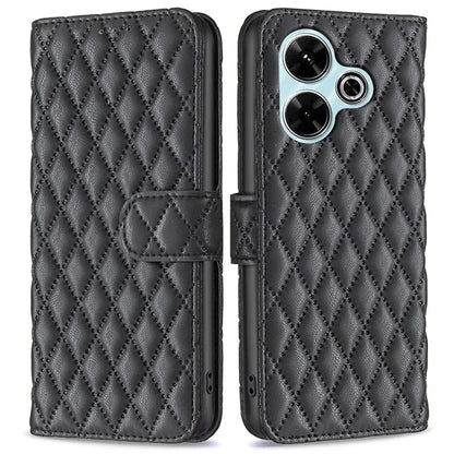 BINFEN COLOR BF Style-14 For Xiaomi Redmi 13 4G / Poco M6 4G Leather Case Wallet Phone Cover