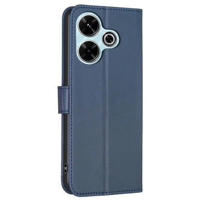 For Xiaomi Redmi 13 4G / Poco M6 4G Case Wallet Leather Phone Cover Lucky Clover Imprinting