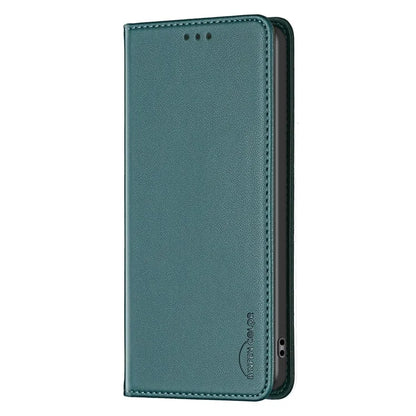 BINFEN COLOR BF18 For Xiaomi Redmi 13 4G / Poco M6 4G Case Leather Phone Cover Magnetic Close