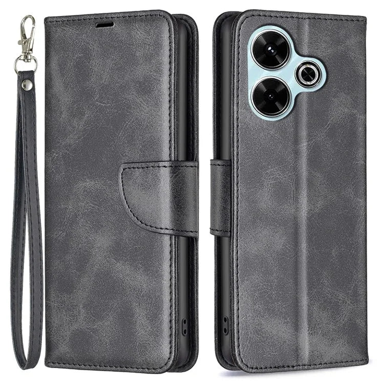 For Xiaomi Redmi 13 4G / Poco M6 4G Case Wallet Leather Phone Cover Flip Stand