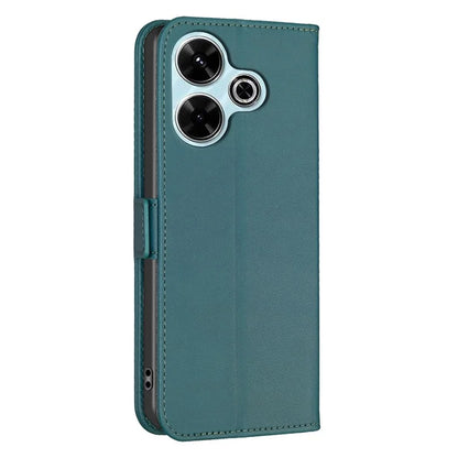 BINFEN COLOR BF31 For Xiaomi Redmi 13 4G / Poco M6 4G Case PU Leather Phone Wallet Cover