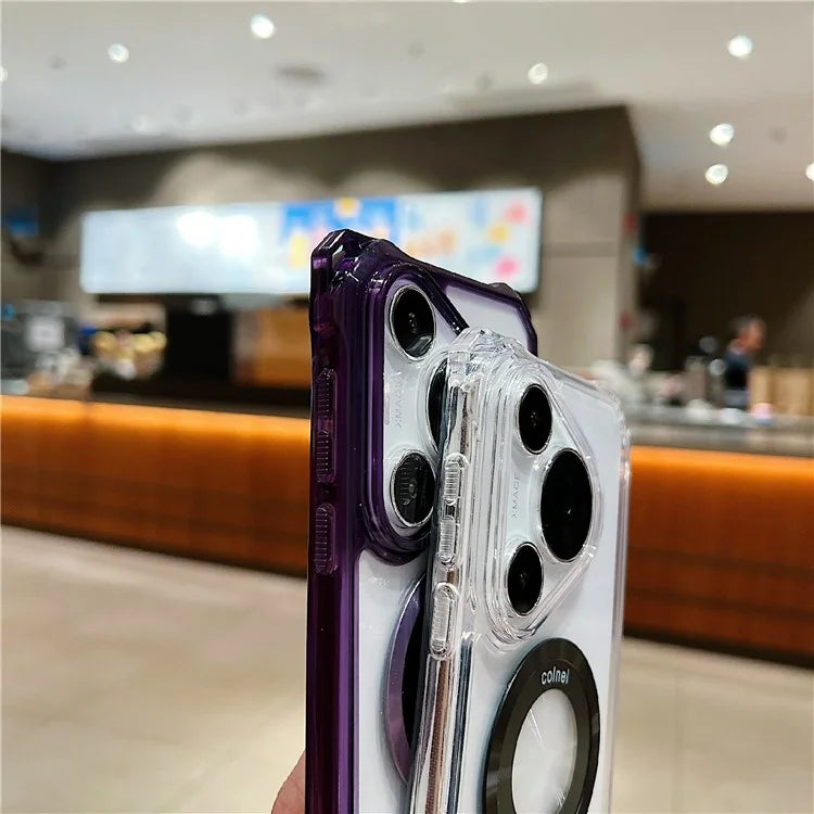 For Huawei Pura 70 Pro / 70 Pro+ Magnetic Case Glass Camera Lid Kickstand TPU+Acrylic Phone Cover