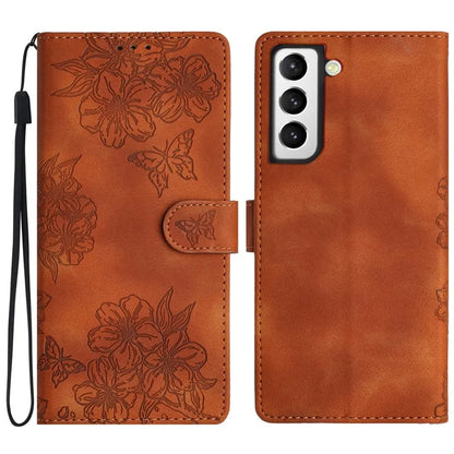 For Samsung Galaxy S21 FE 5G Case Stylish Imprinted Leather Wallet Stand Cell Phone Cover