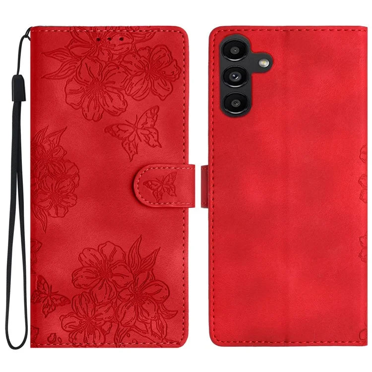 For Samsung Galaxy A05s 4G Cell Phone Case PU Leather Imprinted Pattern Wallet Phone Cover