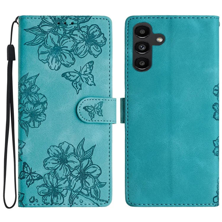 For Samsung Galaxy A05s 4G Cell Phone Case PU Leather Imprinted Pattern Wallet Phone Cover