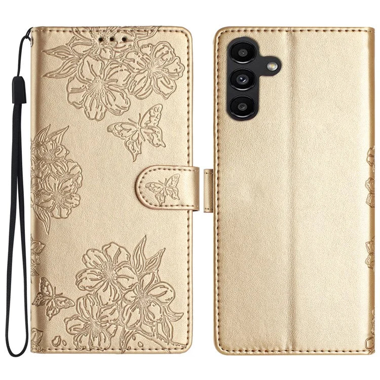 For Samsung Galaxy A05s 4G Cell Phone Case PU Leather Imprinted Pattern Wallet Phone Cover