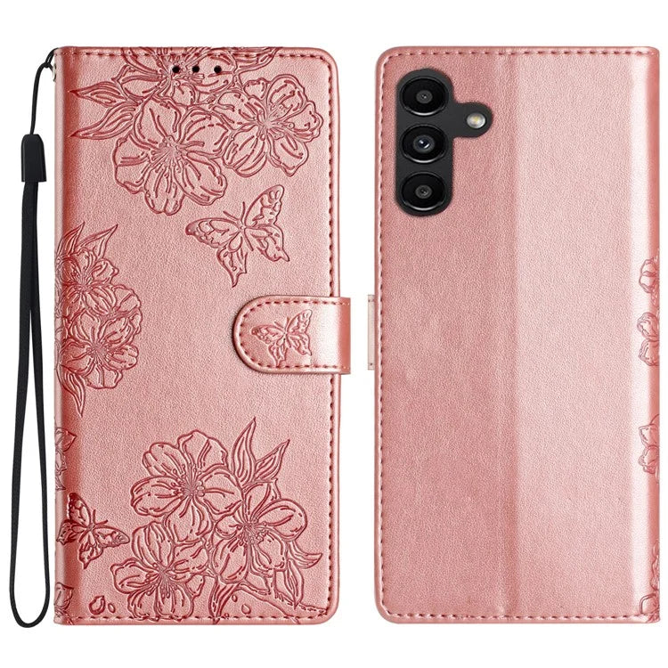 For Samsung Galaxy A05s 4G Cell Phone Case PU Leather Imprinted Pattern Wallet Phone Cover