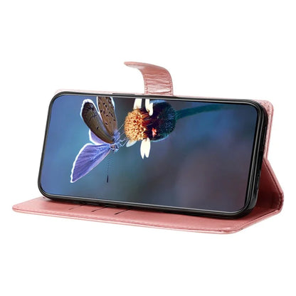 For Samsung Galaxy A05s 4G Cell Phone Case PU Leather Imprinted Pattern Wallet Phone Cover