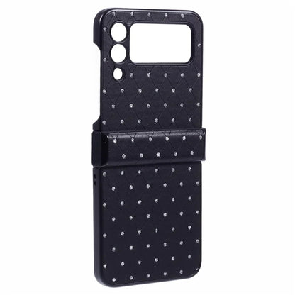 For Samsung Galaxy Z Flip3 5G Case Leather + PC Hinge Protection Phone Cover Sparkle